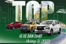 10 ô tô bán chạy tháng 3/2023: Xe Nhật chiếm nửa, phân khúc 7 chỗ hút khách