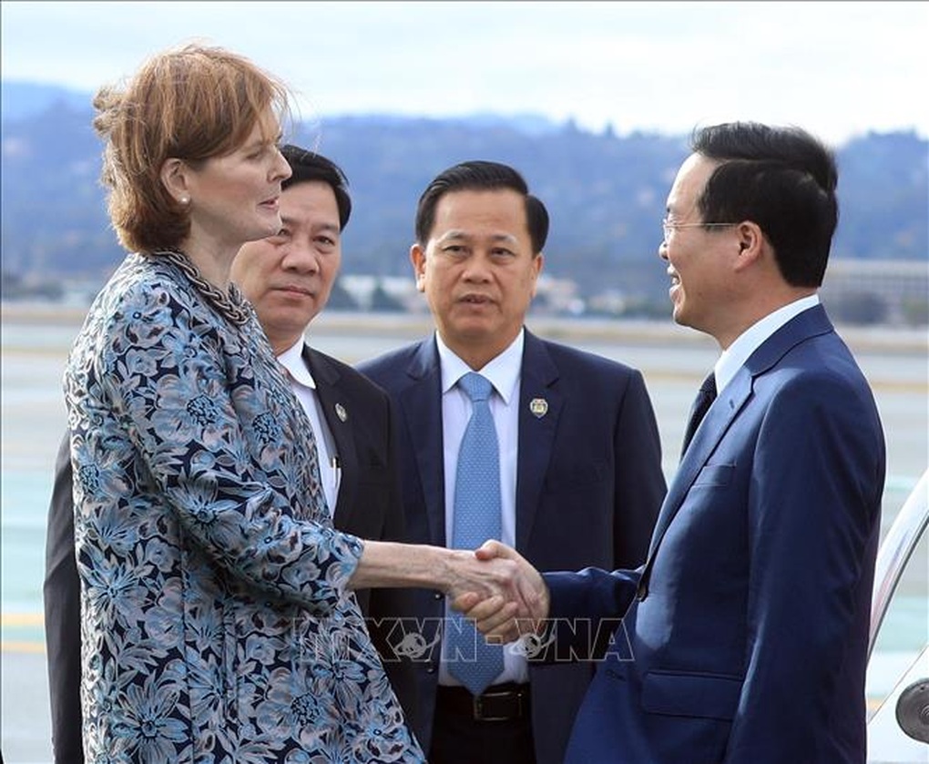 Chủ tịch nước Võ Văn Thưởng đến San Francisco, bắt đầu chuyến công tác Mỹ - 1 Chủ tịch nước Võ Văn Thưởng đến San Francisco, bắt đầu chuyến công tác Mỹ - 1