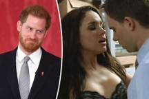 Hoàng tử Harry hối hận vì lỡ xem cảnh "nóng" của vợ