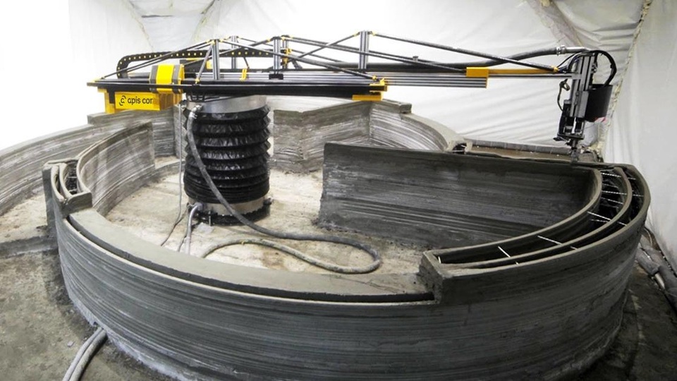 Đẹp ngỡ ngàng ngôi nhà in 3D, được xây dựng bằng robot - 3 Đẹp ngỡ ngàng ngôi nhà in 3D, được xây dựng bằng robot - 3