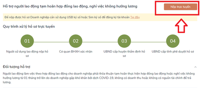 Hướng dẫn cách bấm nút - nhận tiền hỗ trợ cho những người nghỉ việc do Covid-19 - Ảnh 3.