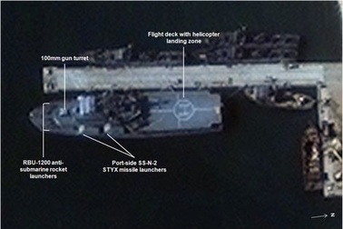 Chụp được ảnh 2 chiến hạm loại lớn của Triều Tiên