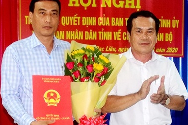 Bạc Liêu điều động, bổ nhiệm nhiều cán bộ lãnh đạo cấp sở