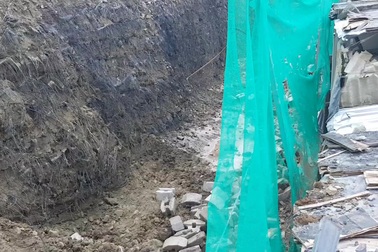 Bức tường khủng sai phép ở Nha Trang đã cơ bản hoàn tất tháp dỡ