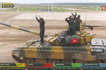 Đội xe tăng Việt Nam thi đấu xuất sắc, về nhất tại chung kết Army Games