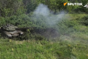 Siêu tăng Nga tung hỏa lực trong trận chiến ở Ukraine