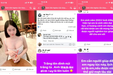 Ổ mại dâm núp bóng hội nhóm "giúp đỡ sinh viên nghèo" trên Facebook