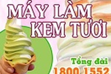 Máy làm kem Elip thống lĩnh thị trường Việt Nam