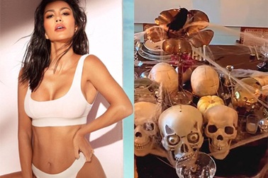 Kourtney Kardashian trang trí nhà theo kiểu "kinh dị"