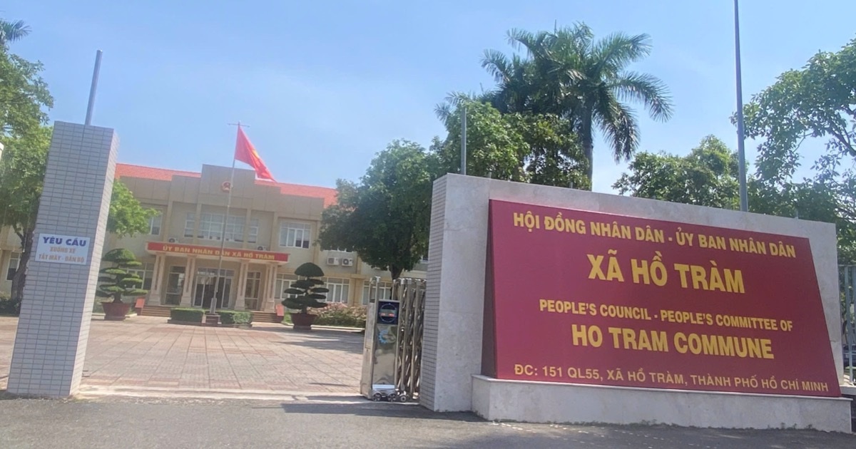 Xã mới ở Bà Rịa - Vũng Tàu thay bảng hiệu có địa chỉ thuộc TPHCM