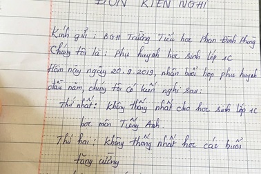 Yêu cầu trường tiểu học đình chỉ các khoản thu trái quy định