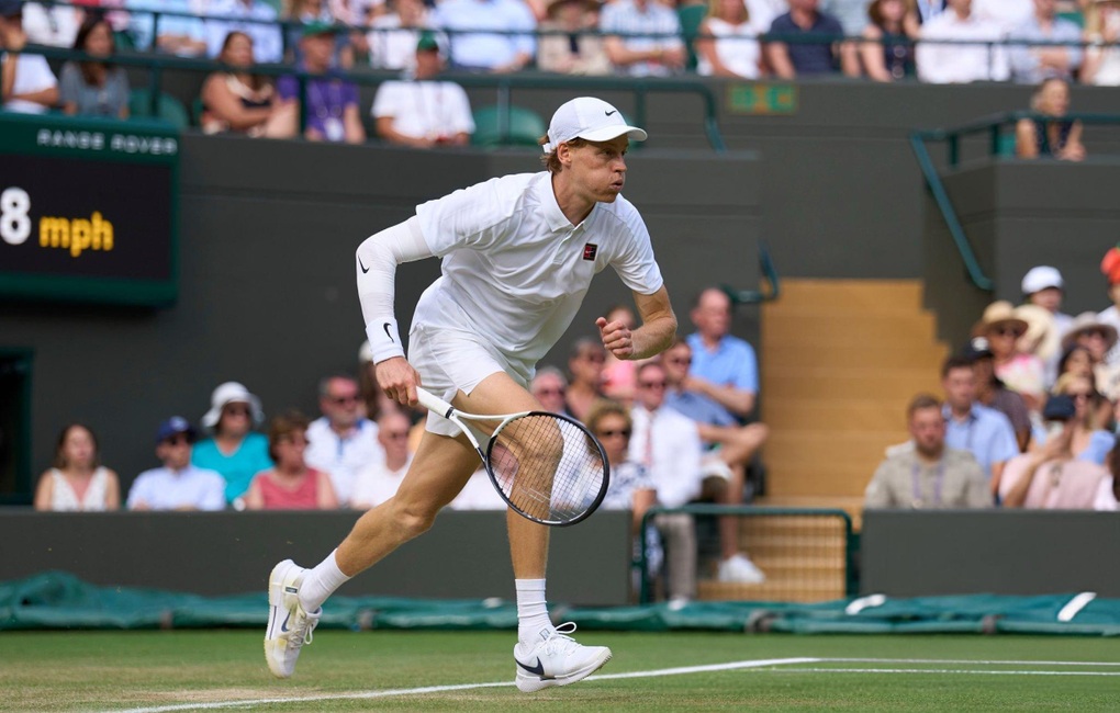윔블던 준결승에서 조코비치와 맞붙는 시너 - 4 Sinner chạm mặt Djokovic tại bán kết Wimbledon - 4