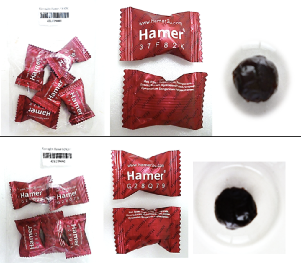 Phát hiện kẹo ngậm Hamer bán tại TPHCM và Shopee có chất gây đột tử - 1 Phát hiện kẹo ngậm Hamer bán tại TPHCM và Shopee có chất gây đột tử - 1