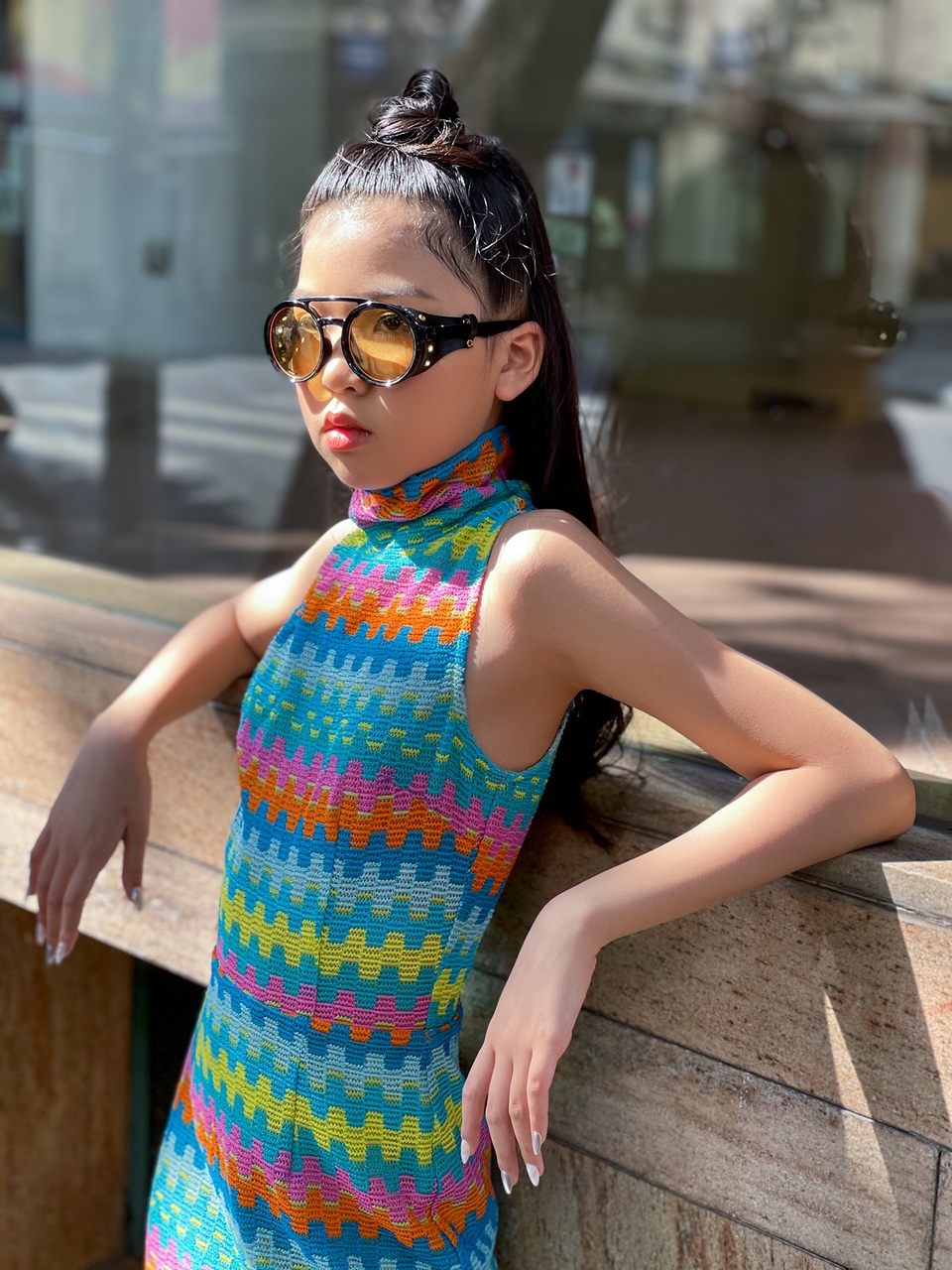 Mẫu nhí Minh Anh khoe thần thái cá tính - 3 Mẫu nhí Minh Anh khoe thần thái cá tính - 3