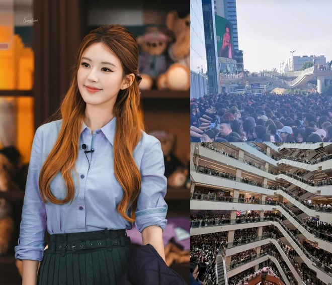 Sức hút của Triệu Lộ Tư: Hàng chục nghìn người xếp hàng chờ gặp - 1