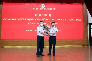 Thanh tra Chính phủ điều động, bổ nhiệm 5 lãnh đạo cấp vụ