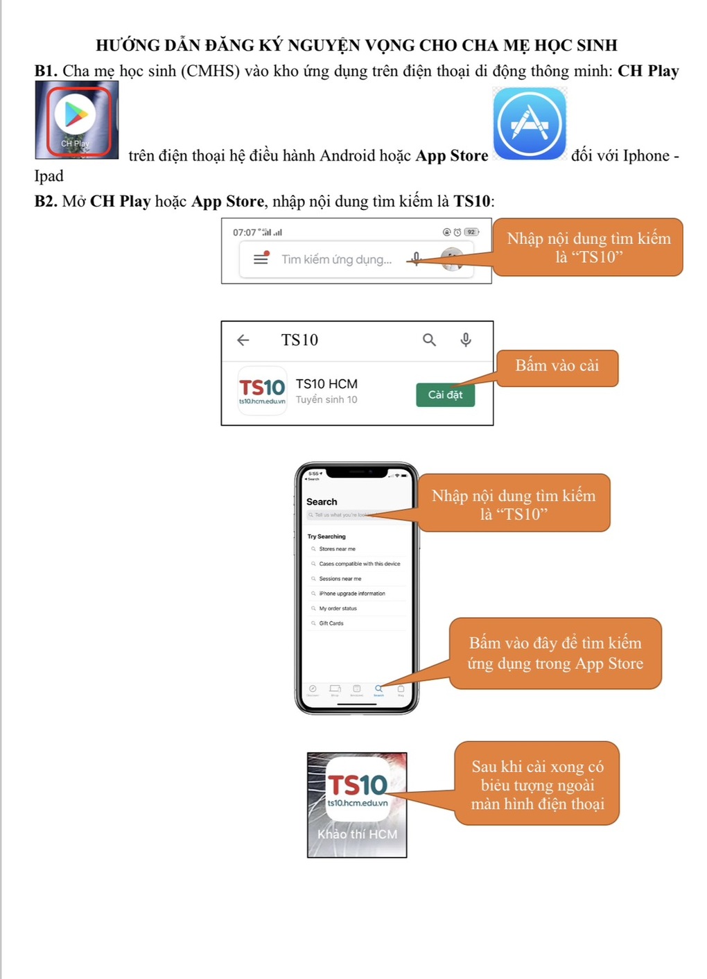 TPHCM: Hướng dẫn đăng ký nguyện vọng thi vào lớp 10 - 2 TPHCM: Hướng dẫn đăng ký nguyện vọng thi vào lớp 10 - 2