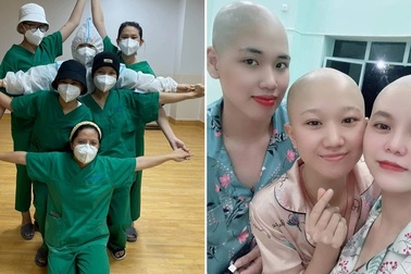 Nhóm bạn gái rủ nhau "xuống tóc", xông pha tình nguyện chăm sóc F0