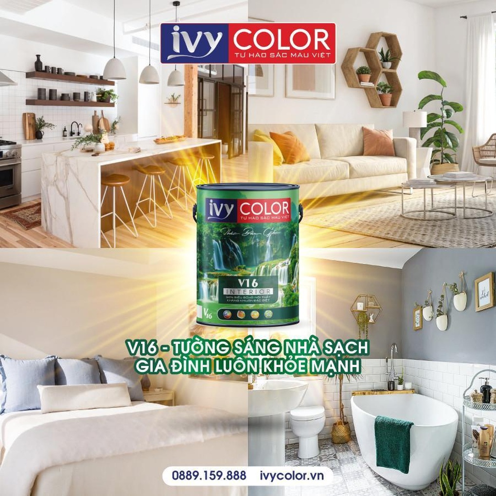 Sơn Ivy Color nghiên cứu thành công dòng sơn kháng khuẩn - 3 Sơn Ivy Color nghiên cứu thành công dòng sơn kháng khuẩn - 3