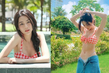 Nữ sinh Sài Gòn với loạt ảnh gợi cảm bên biển