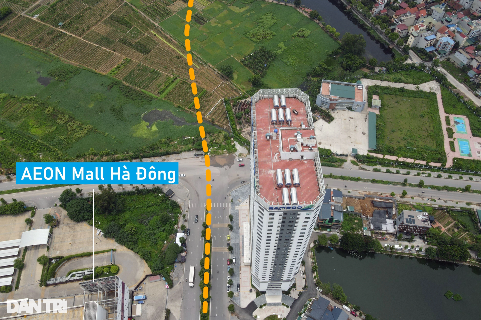 Hiện trạng 2 trục đường quy hoạch đi qua khu đô thị mới Dương Nội - 3 Hiện trạng 2 trục đường quy hoạch đi qua khu đô thị mới Dương Nội - 3