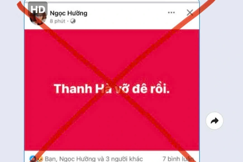 Công an truy tìm người tung tin đồn vỡ đê ở Hải Dương - 1 Công an truy tìm người tung tin đồn vỡ đê ở Hải Dương - 1