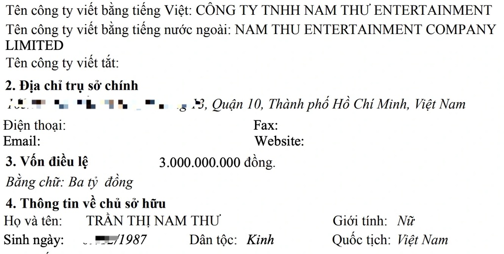 Giữa ồn ào công ty bị xử phạt, Nam Thư đang kinh doanh ra sao? - 2