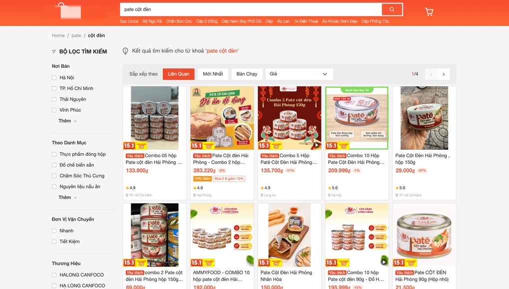 Đồ hộp từ công ty liên quan vụ thịt lợn bệnh vẫn xuất hiện trên sàn TMĐT - 1