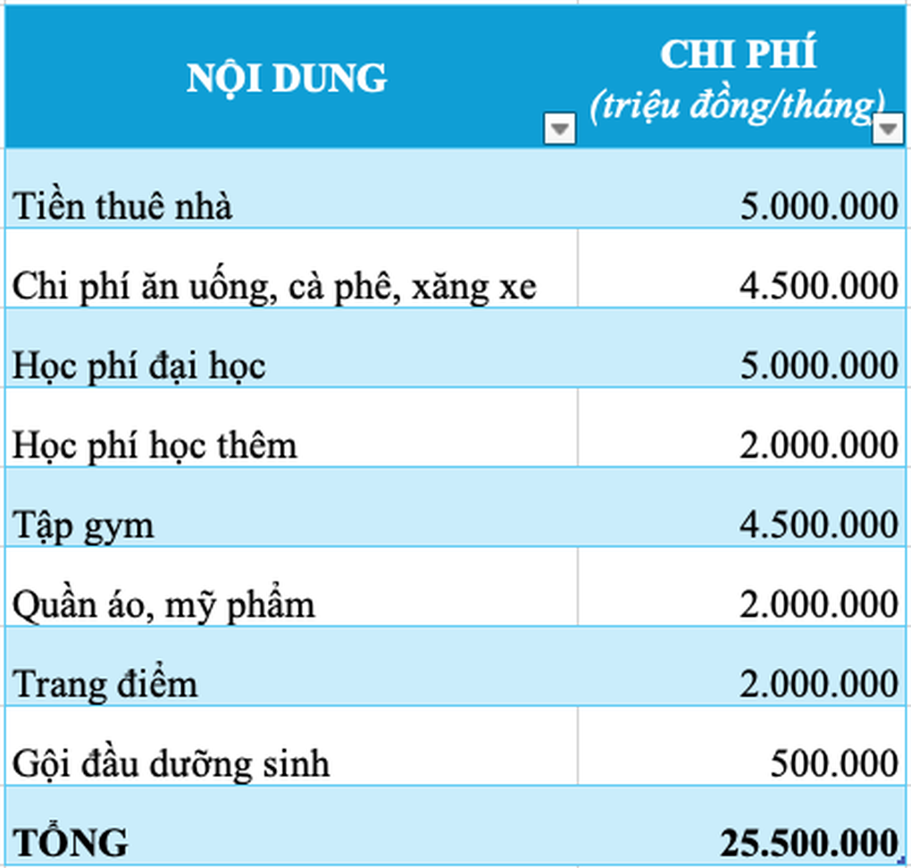 Tranh cãi câu chuyện nữ sinh tiêu 25 triệu/tháng cho lối sống tối giản - 3