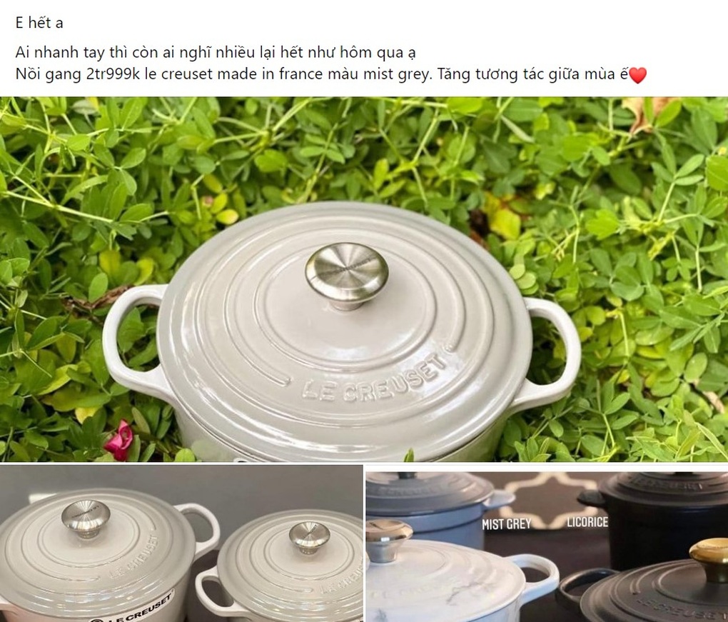 Chị em nhà giàu Việt mê nồi gang giá vài triệu đồng, bóc hồ sơ nhà sản xuất - 1 Chị em nhà giàu Việt mê nồi gang giá vài triệu đồng, bóc hồ sơ nhà sản xuất - 1