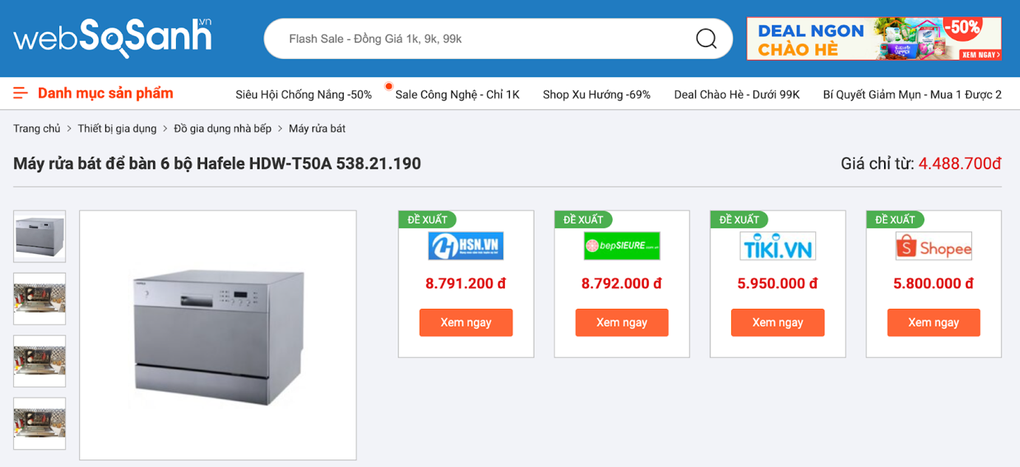 Sở hữu máy rửa bát với giá dưới 15 triệu đồng - 4 Sở hữu máy rửa bát với giá dưới 15 triệu đồng - 4