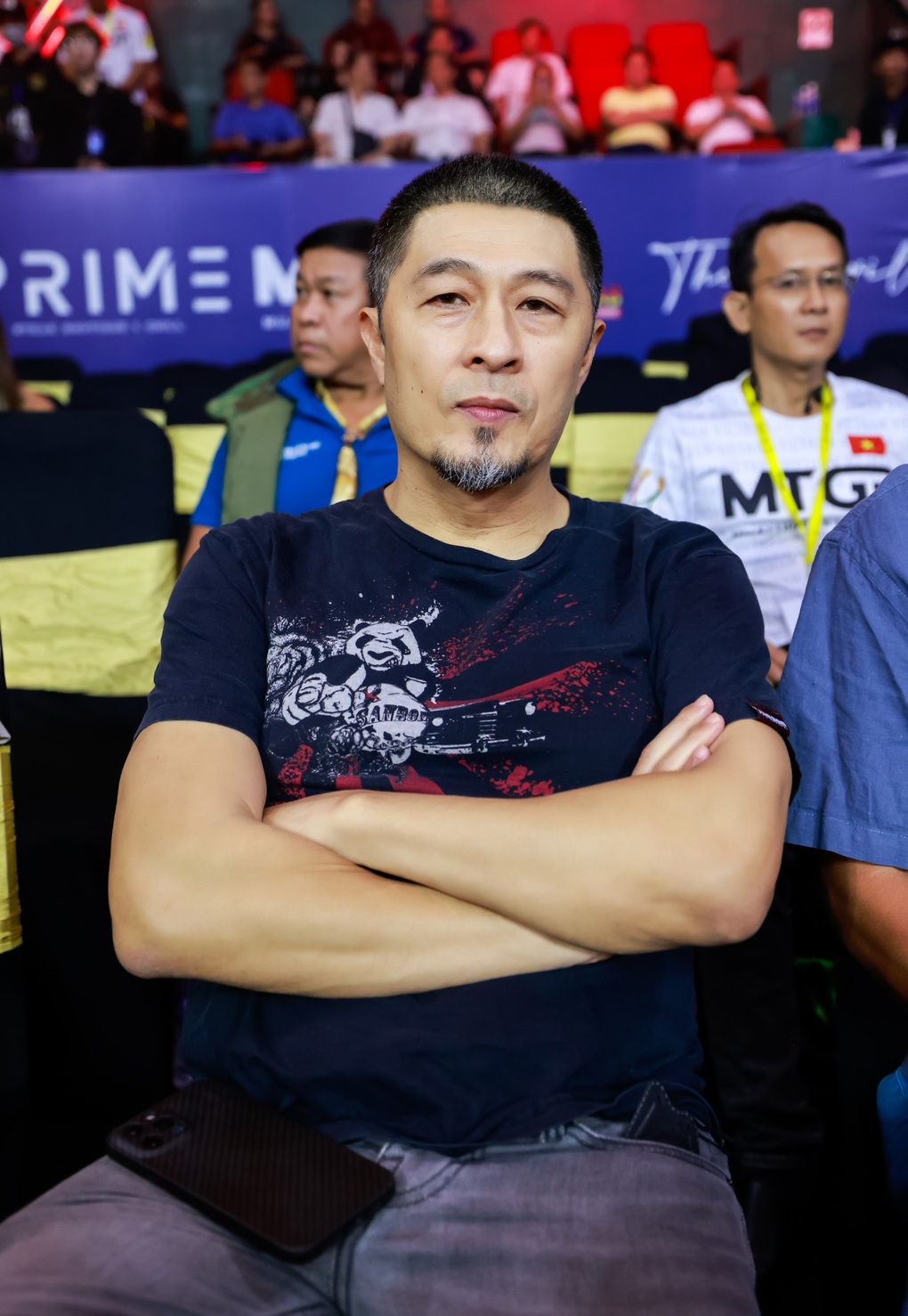 Dàn nghệ sĩ Việt cổ vũ nhiệt tình cho giải đấu Muay Thái - 5