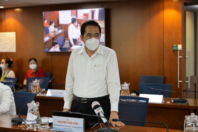 Ông Nguyễn Văn Lâm, Phó Giám đốc Sở LĐ-TB&XH TP.HCM.