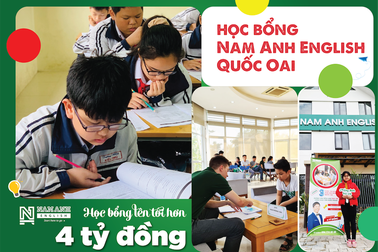 Học bổng Nam Anh English cho học sinh Quốc Oai