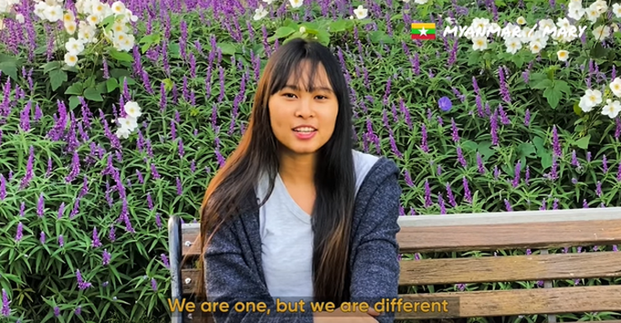 Gửi gắm thông điệp lạc quan chống dịch, vlogger Chan La Cà hoà giọng We are unity cùng bạn bè trong khối ASEAN - Ảnh 4. Gửi gắm thông điệp lạc quan chống dịch, vlogger Chan La Cà hoà giọng We are unity cùng bạn bè trong khối ASEAN - Ảnh 4.