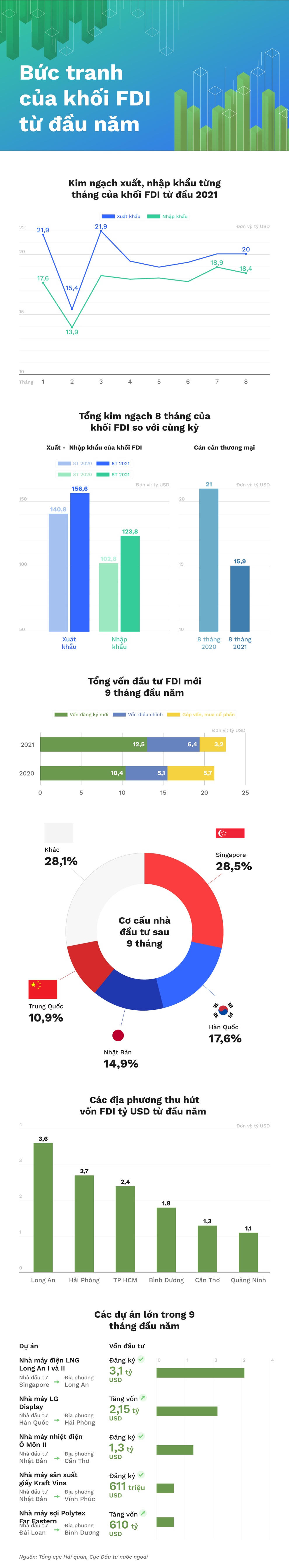 Infographic: Vốn FDI vào Việt Nam - gam màu hồng hay xám? - 1