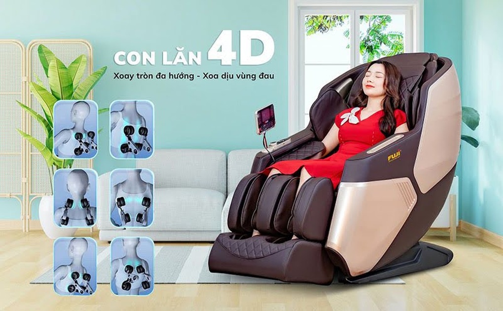Ghế massage Fuji - bạn đồng hành của nhiều gia đình Việt - 3 Ghế massage Fuji - bạn đồng hành của nhiều gia đình Việt - 3