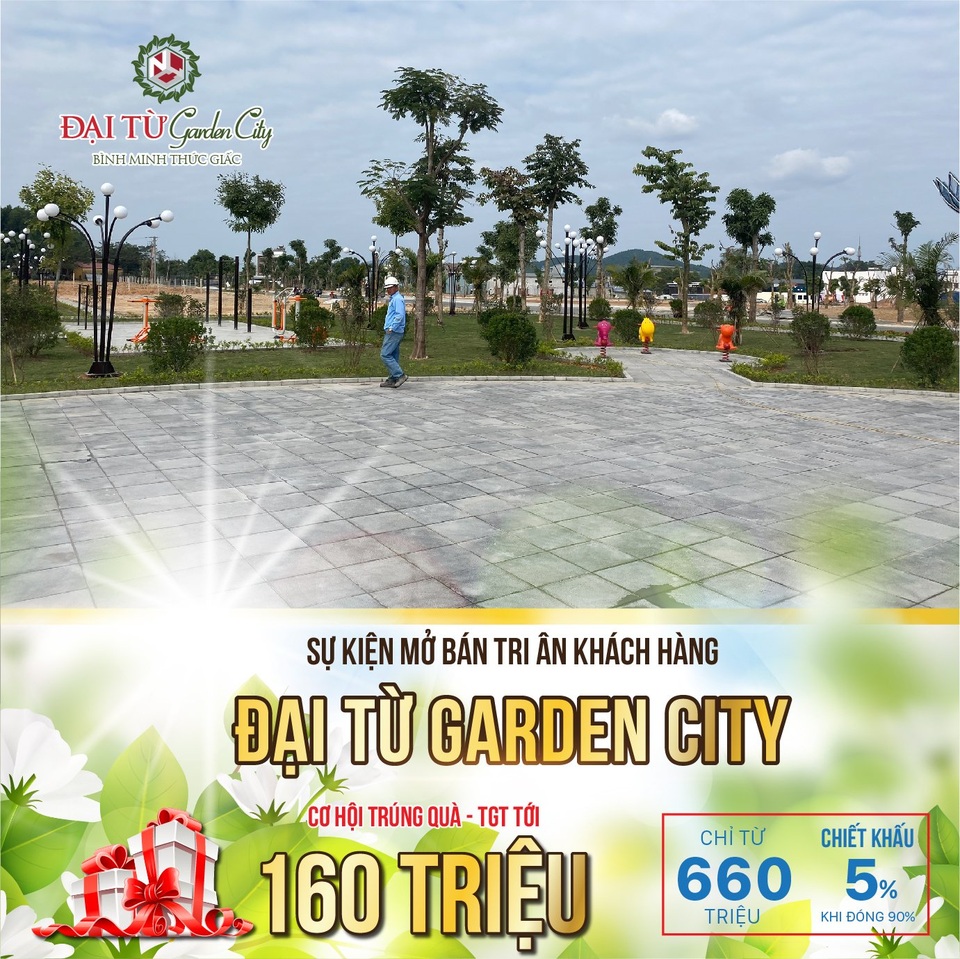 Tận hưởng không gian sống xanh tại Đại Từ Garden City, cùng cơ hội trúng 160 triệu đồng - 1 Tận hưởng không gian sống xanh tại Đại Từ Garden City, cùng cơ hội trúng 160 triệu đồng - 1