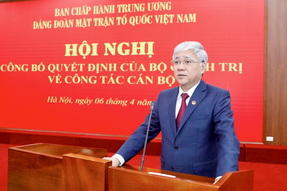 Chỉ định Bộ trưởng Đỗ Văn Chiến làm Bí thư Đảng đoàn Mặt trận Tổ quốc - 2 Chỉ định Bộ trưởng Đỗ Văn Chiến làm Bí thư Đảng đoàn Mặt trận Tổ quốc - 2
