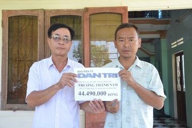 Bạn đọc giúp anh Trương Thành Nam hơn 44 triệu đồng