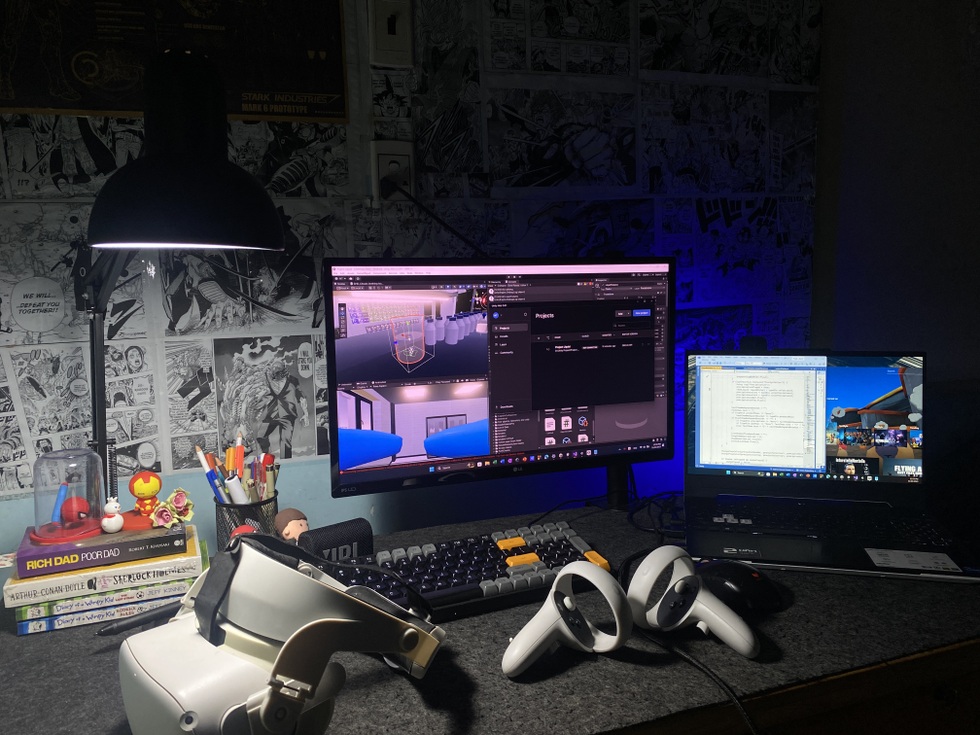 Dốc hết học bổng, 2 học sinh xây cả phòng thí nghiệm nằm trong kính VR cũ - 8