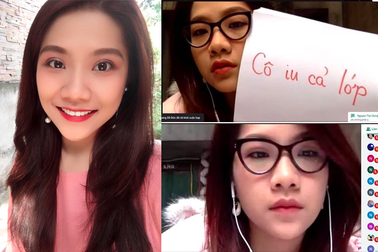 Dạy học online mùa Covid-19, cô giáo tiếng Nhật xinh đẹp bỗng nổi tiếng