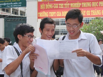 Đáp án tốt nghiệp THPT 2010 của Bộ GD-ĐT 