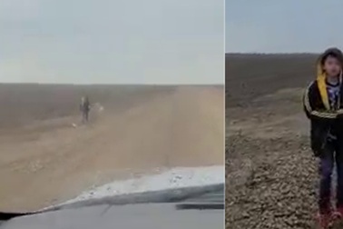 Cậu bé đi bộ cả đêm qua sa mạc sau khi bị bỏ rơi ở biên giới Mỹ