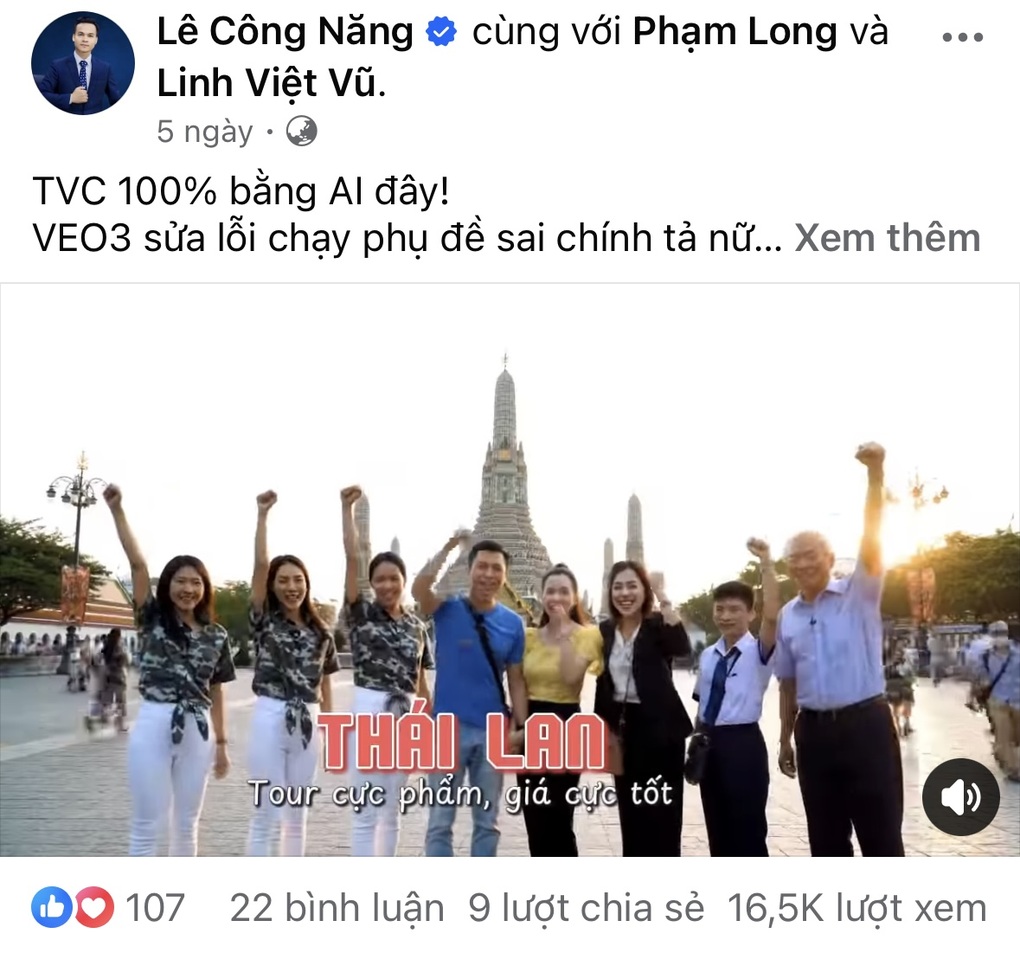 Tiệm sửa xe cũng tự làm TVC, dân quay dựng toát mồ hôi lo Veo 3 cướp việc - 6 Tiệm sửa xe cũng tự làm TVC, dân quay dựng toát mồ hôi lo Veo 3 cướp việc - 6
