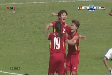 ĐT nữ Việt Nam 1-0 ĐT nữ Thái Lan: Hải Yến mở tỉ số