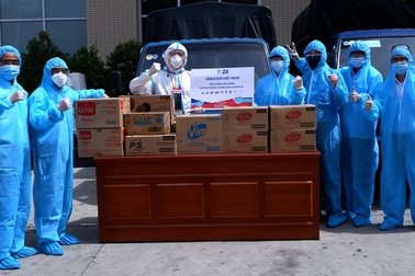 Unilever tăng cường gói tài trợ Đà Nẵng, Quảng Nam và Quảng Ngãi phòng chống dịch