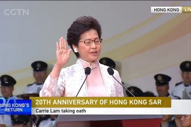 Trưởng Đặc khu Hành chính Hong Kong tuyên thệ nhậm chức