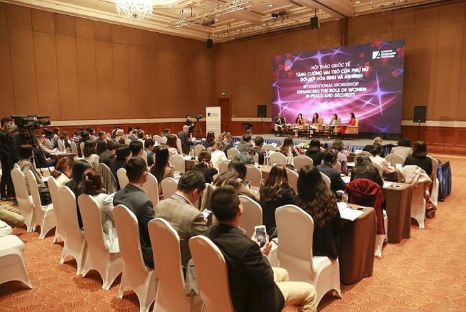 Tăng cường vai trò của phụ nữ đối với hòa bình và an ninh - Ảnh 1. Tăng cường vai trò của phụ nữ đối với hòa bình và an ninh - Ảnh 1.