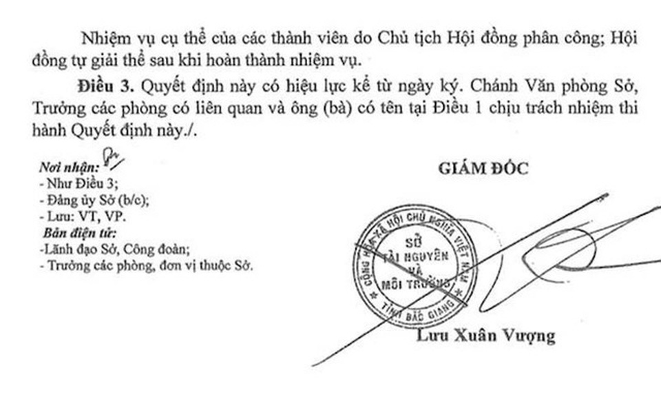 Hài hước cách đánh giá cán bộ liên quan các vụ “bê bối” tại Sở Tài nguyên Bắc Giang! - 2 Hài hước cách đánh giá cán bộ liên quan các vụ “bê bối” tại Sở Tài nguyên Bắc Giang! - 2